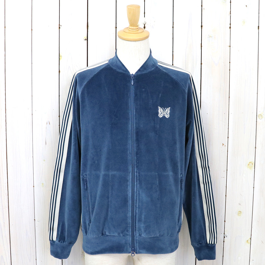 Needles『R.C. Track Jacket-C/Pe Velour』(Marine Blue)