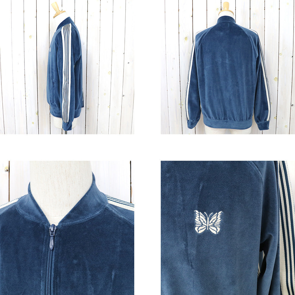 Needles『R.C. Track Jacket-C/Pe Velour』(Marine Blue)