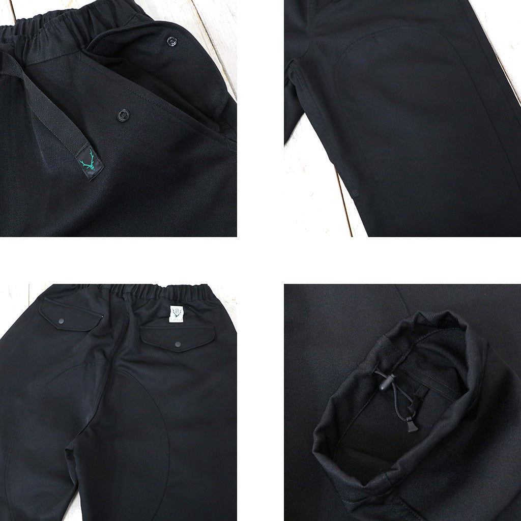 SOUTH2 WEST8『Belted Double Knee Pant-Poly Twill』(Black)