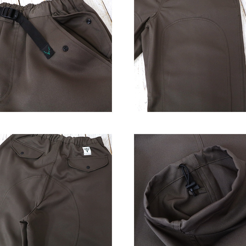 SOUTH2 WEST8『Belted Double Knee Pant-Poly Twill』(Brown)