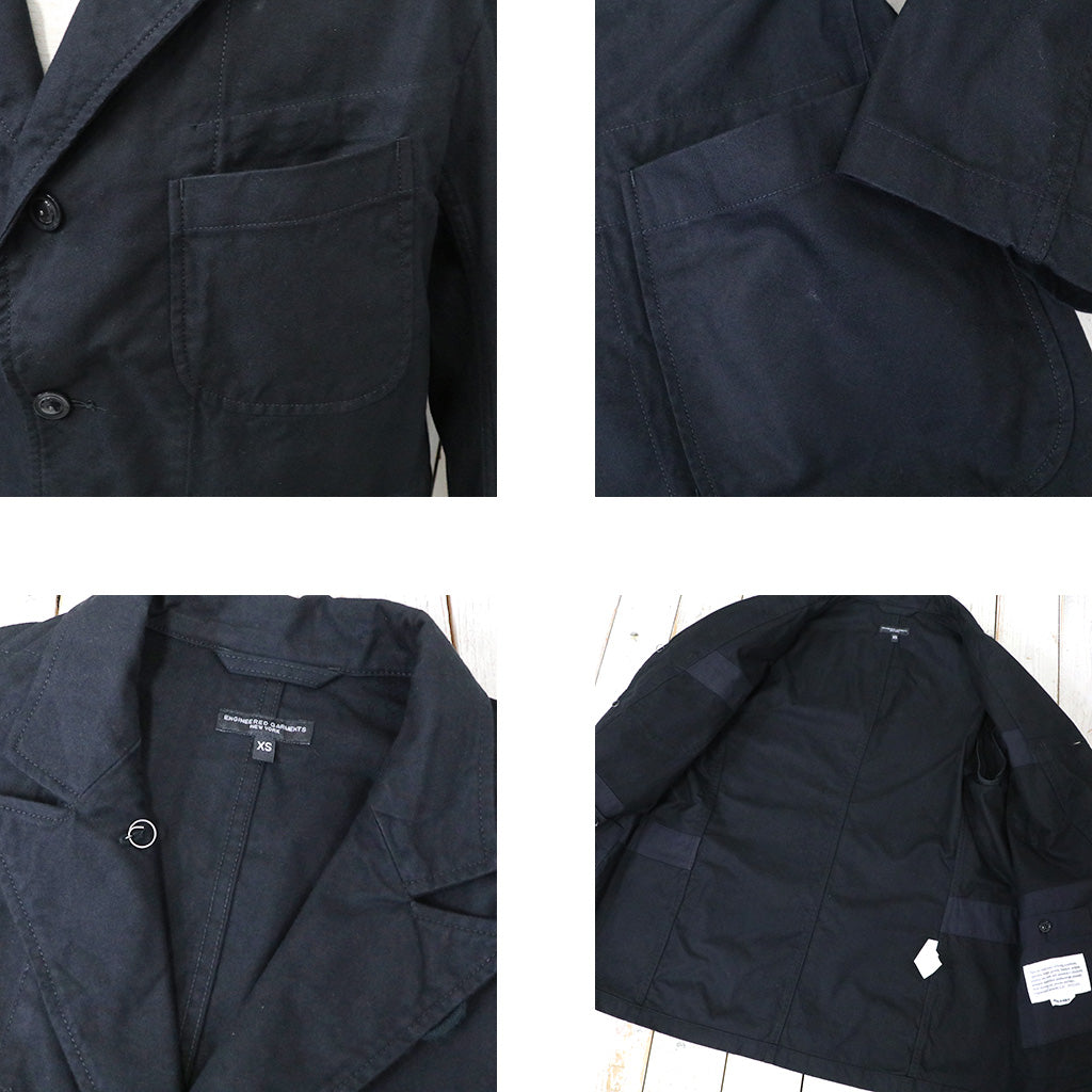 ENGINEERED GARMENTS『Bedford Jacket-Cotton Brushed Hb』(Black)