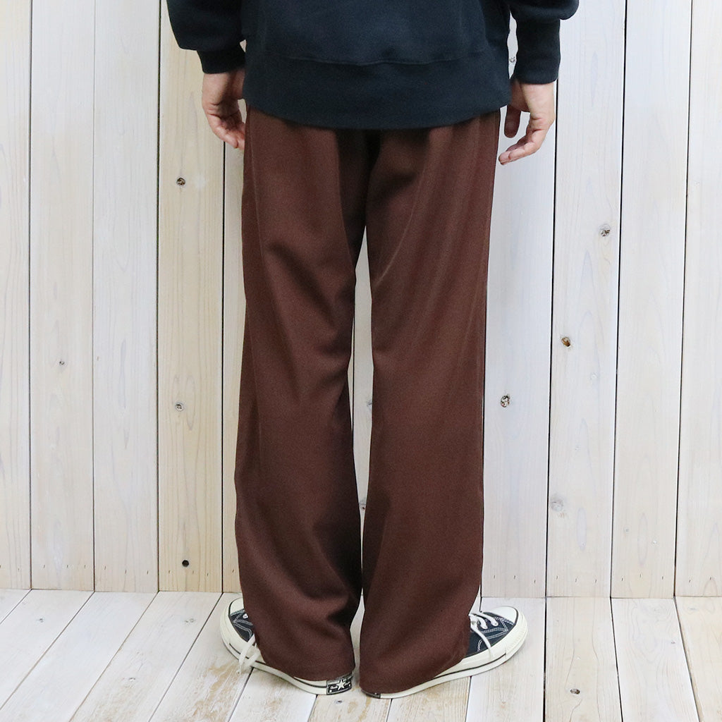 Needles『W.U. Straight Pant-PE/R/PU Cavalry Twill』(Brown)