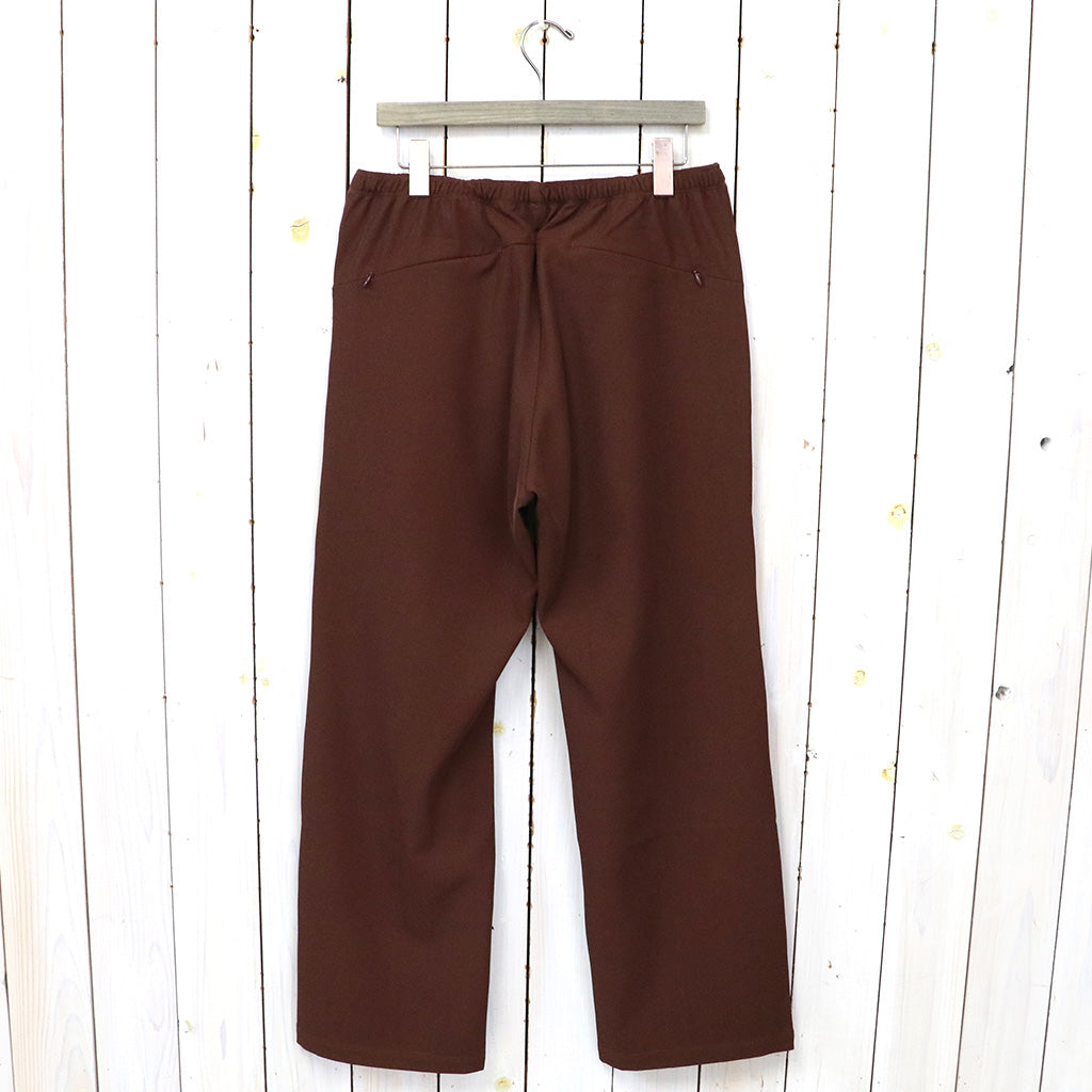 Needles『W.U. Straight Pant-PE/R/PU Cavalry Twill』(Brown)