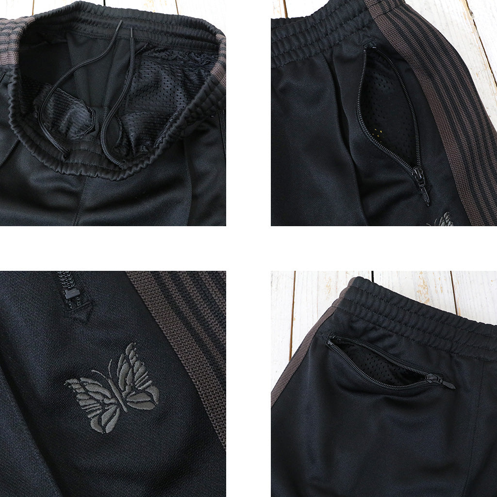 Needles『Narrow Track Pant-Poly Smooth』(Black)