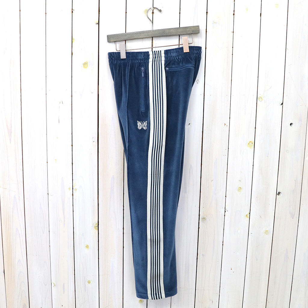 Needles『Narrow Track Pant-C/Pe Velour』(Marine Blue)