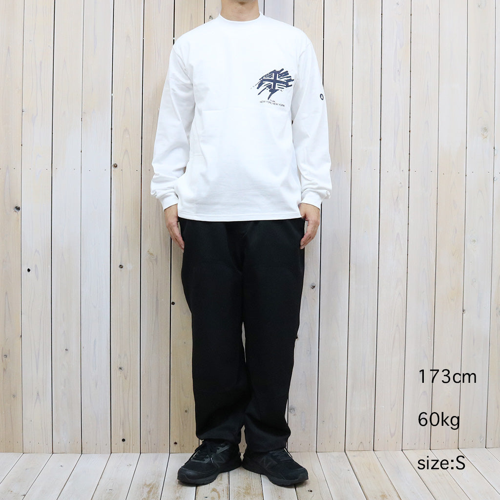 AiE『Mock Neck L/S Tee-Cotton Jersey/UNION JACK』(White)