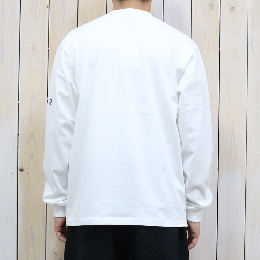 AiE『Mock Neck L/S Tee-Cotton Jersey/UNION JACK』(White)