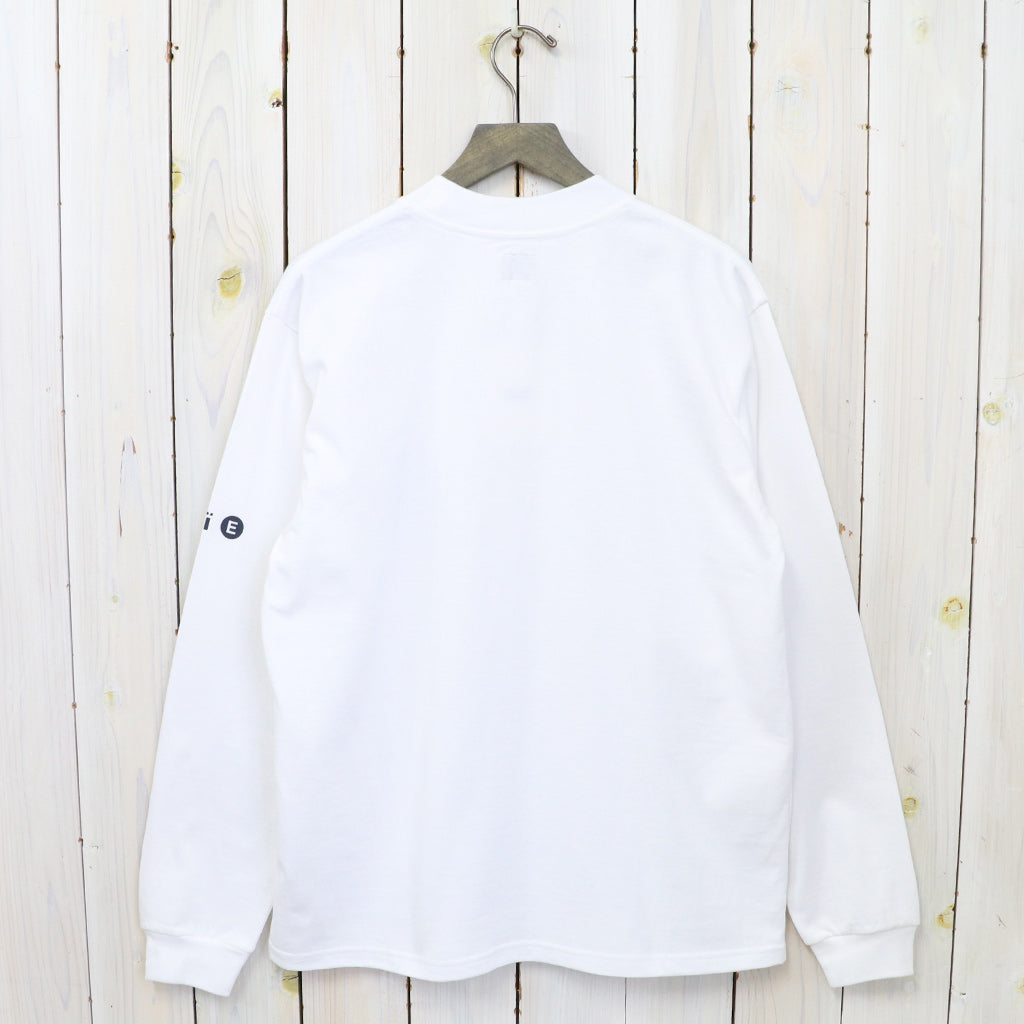 AiE『Mock Neck L/S Tee-Cotton Jersey/UNION JACK』(White)