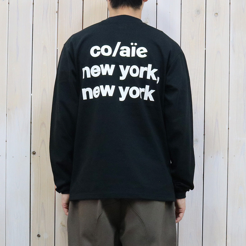 AiE『Mock Neck L/S Tee-Cotton Jersey/AIE』(Black)