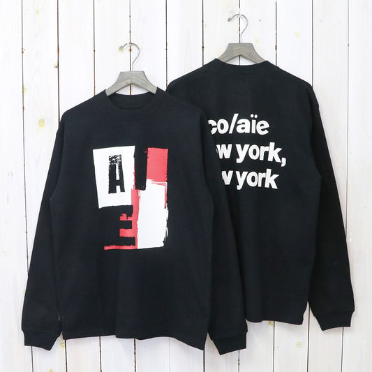 AiE『Mock Neck L/S Tee-Cotton Jersey/AIE』(Black)