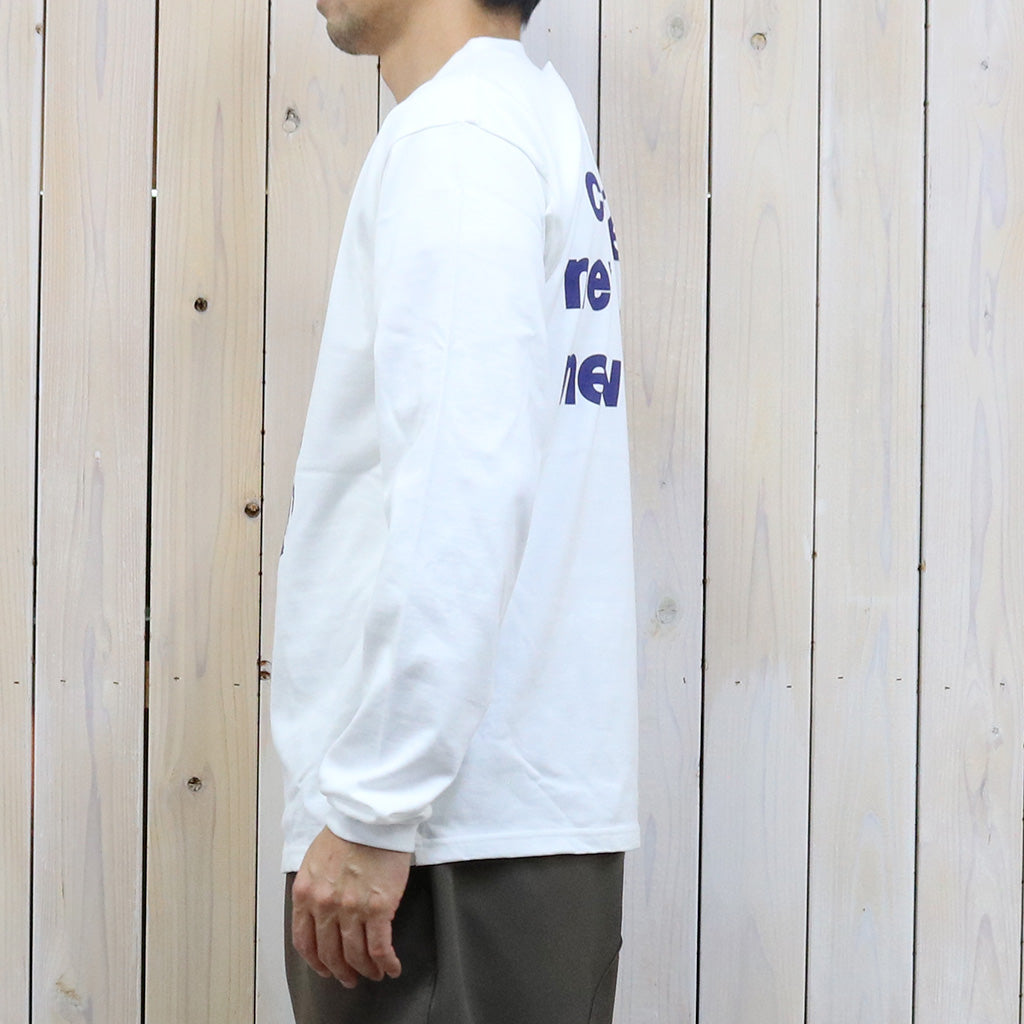 AiE『Mock Neck L/S Tee-Cotton Jersey/AIE』(White)