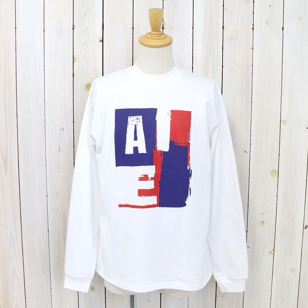 AiE『Mock Neck L/S Tee-Cotton Jersey/AIE』(White)