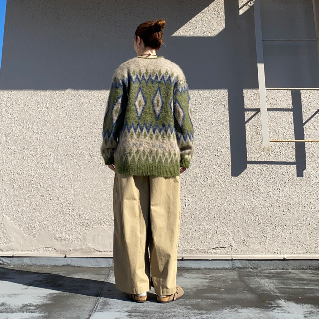 Needles『Mohair Cardigan-Diamond』(Olive)