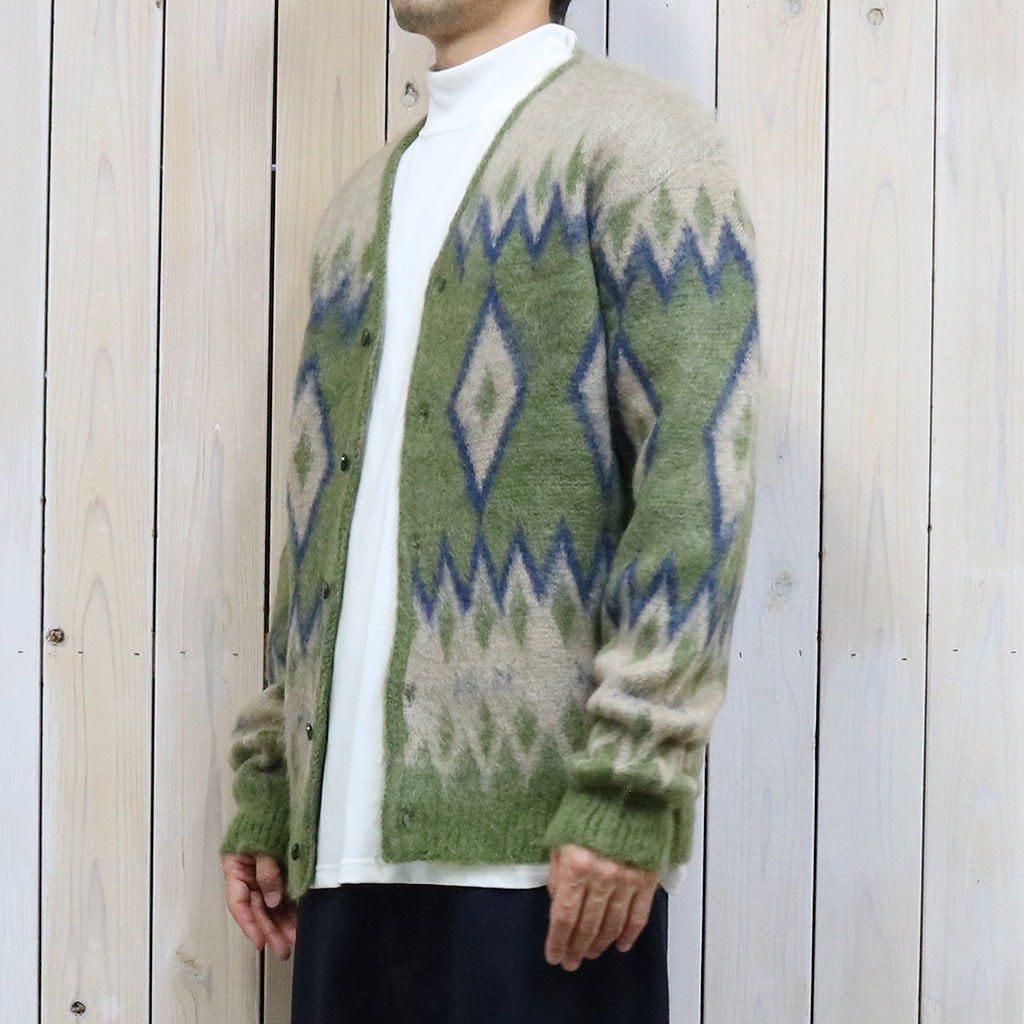 Needles『Mohair Cardigan-Diamond』(Olive)