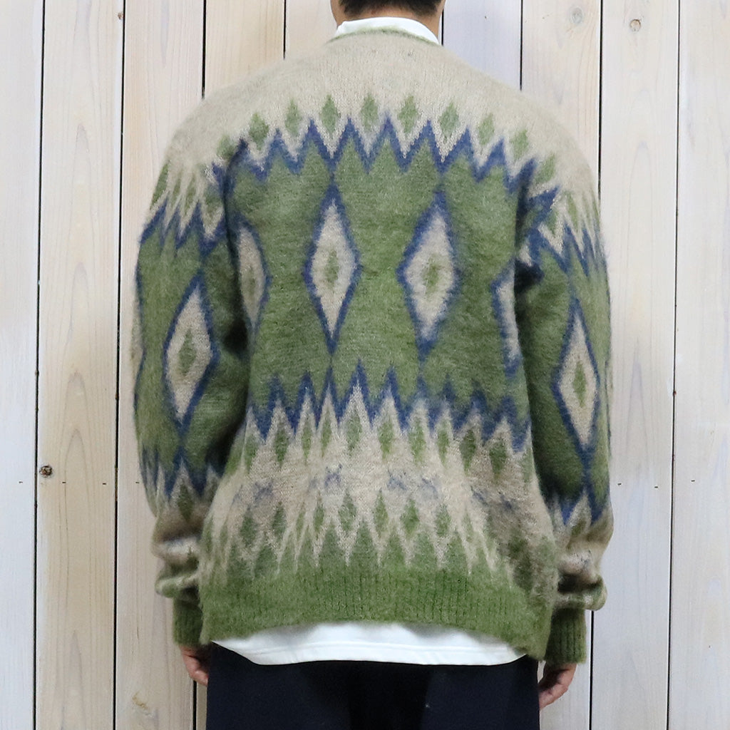 Needles『Mohair Cardigan-Diamond』(Olive)