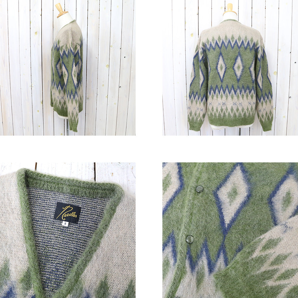 Needles『Mohair Cardigan-Diamond』(Olive)