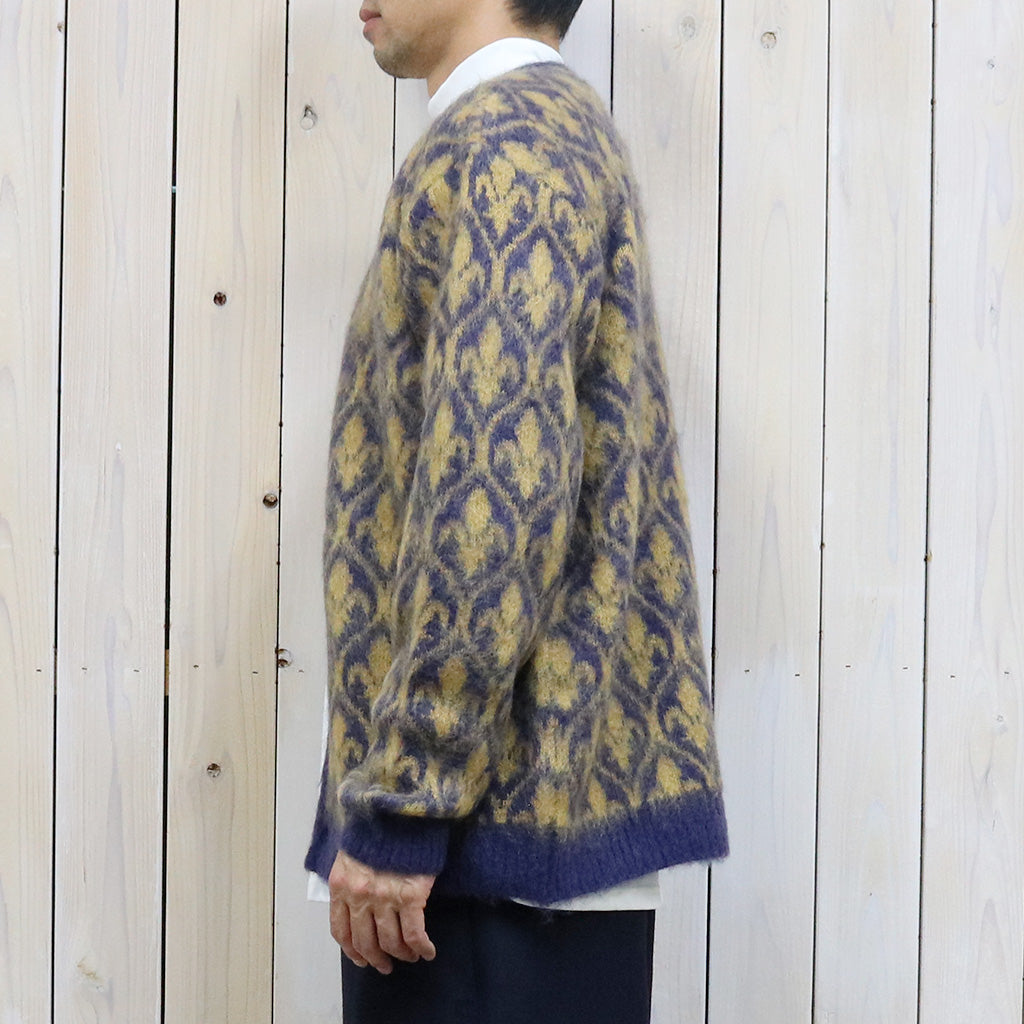 Needles『Mohair Cardigan-Ornament』(Purple)