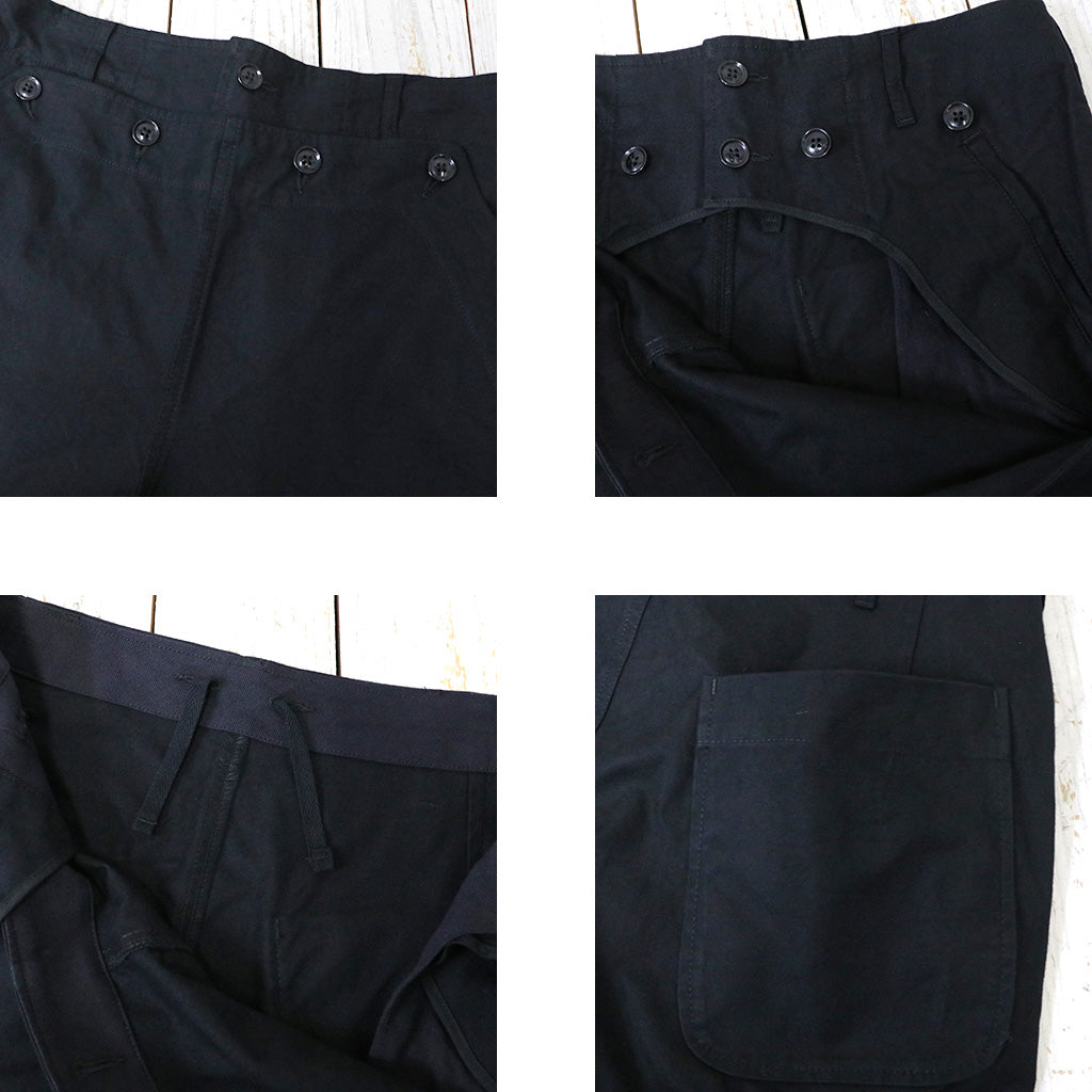 ENGINEERED GARMENTS『Sailor Pant-Cotton Brushed Hb』(Black)