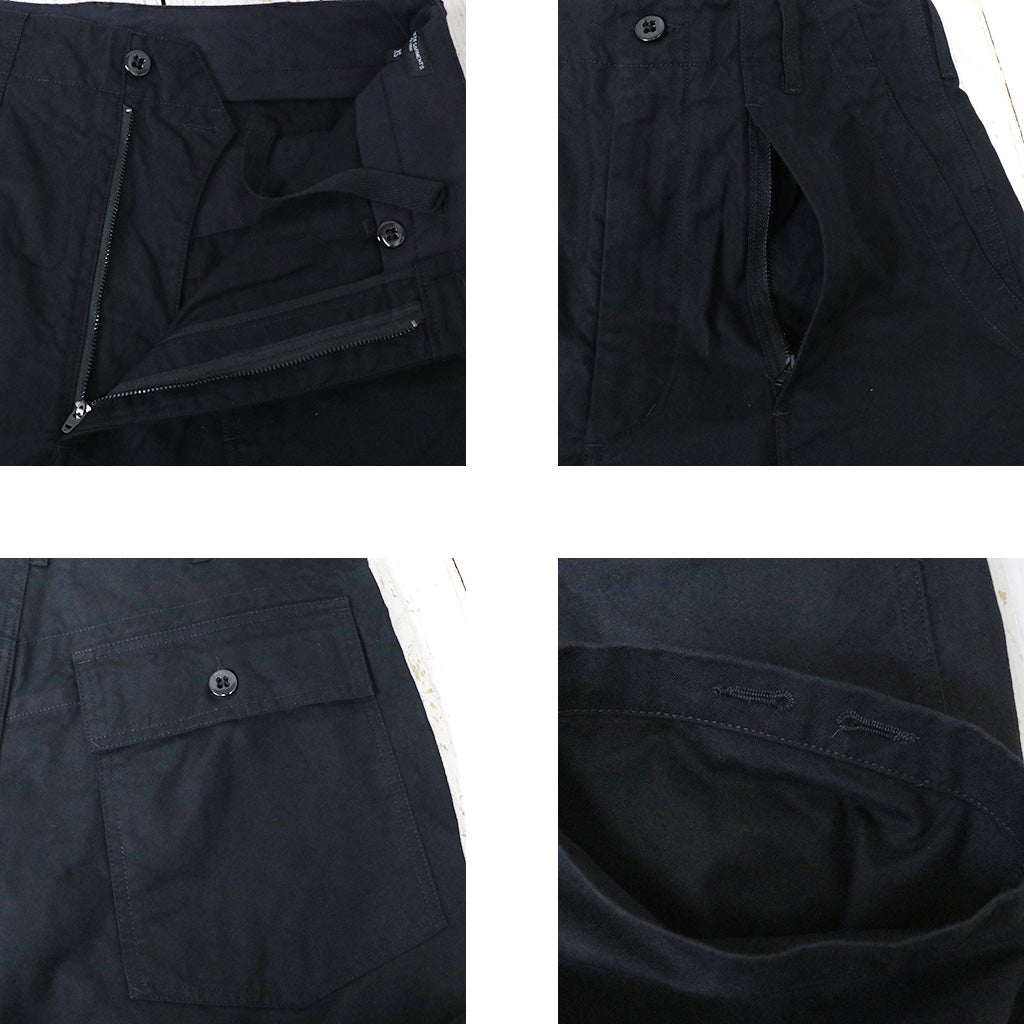 ENGINEERED GARMENTS『Fatigue Pant-Cotton Brushed Hb』(Black)