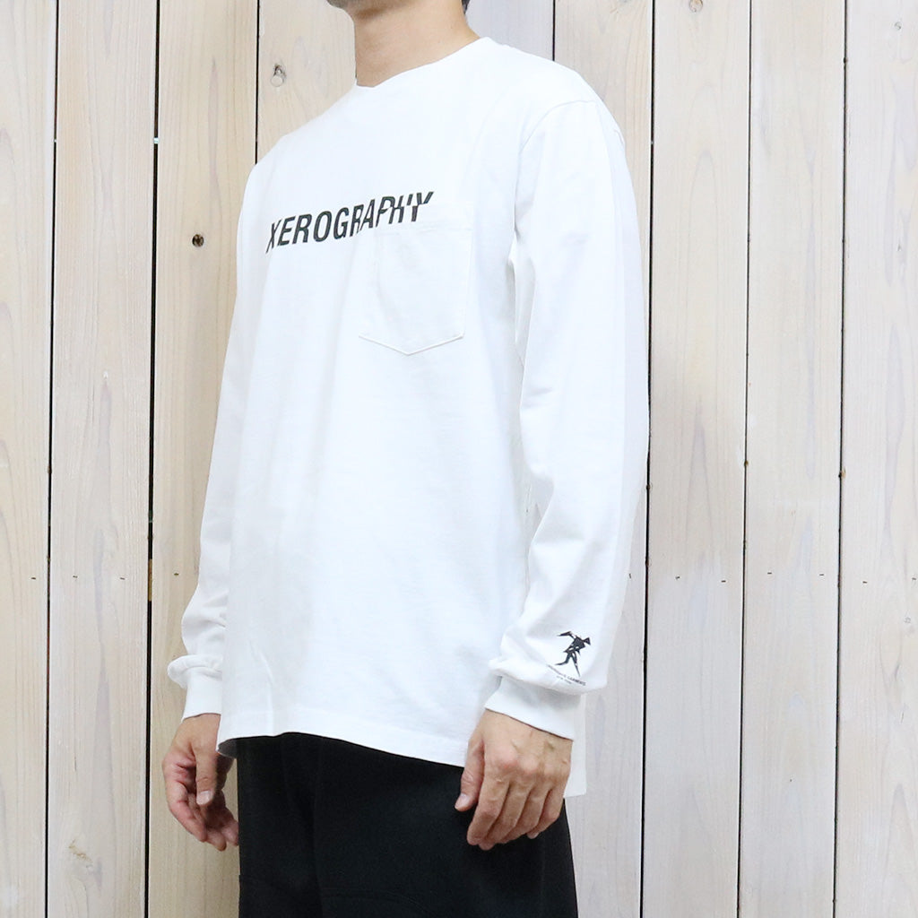 ENGINEERED GARMENTS『Printed Cross Crew Neck L/S T-shirt-Geometry』