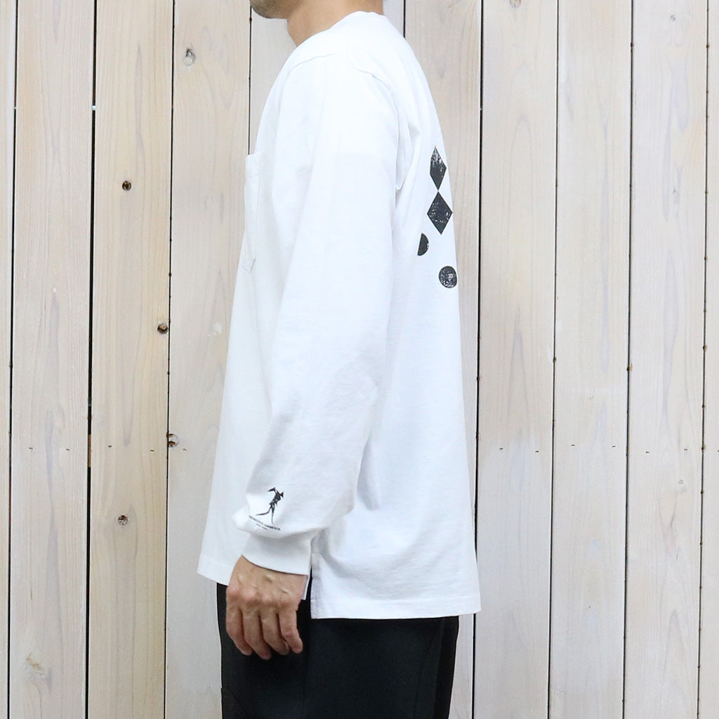 ENGINEERED GARMENTS『Printed Cross Crew Neck L/S T-shirt-Geometry』