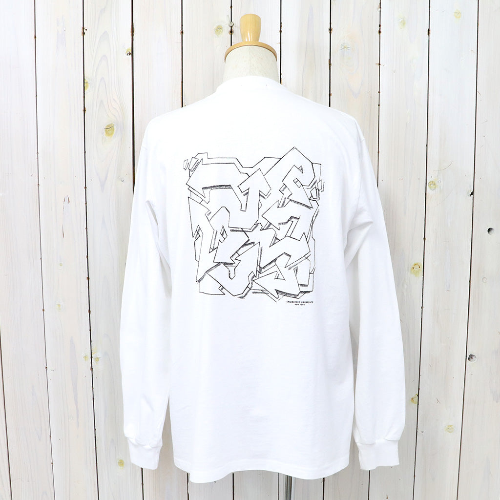 ENGINEERED GARMENTS『Printed Cross Crew Neck L/S T-shirt-Graphic』