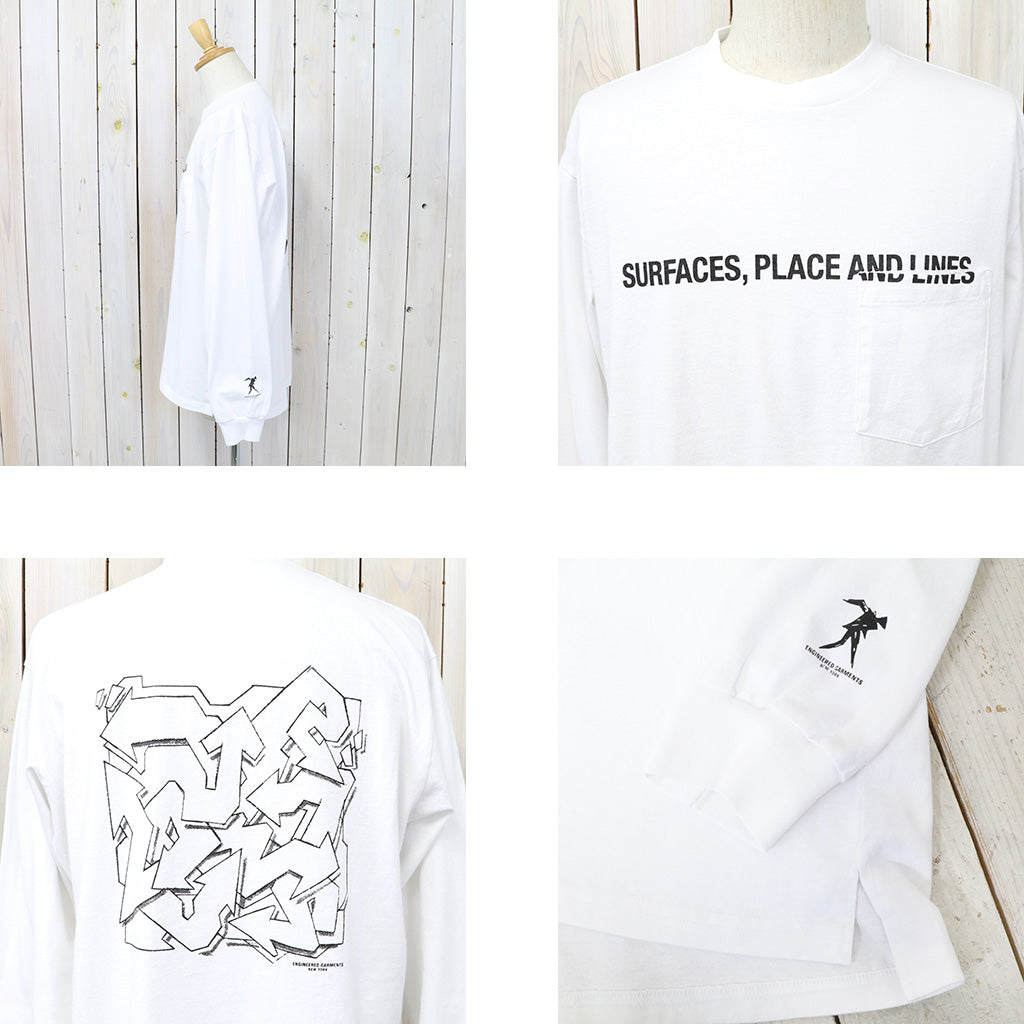 ENGINEERED GARMENTS『Printed Cross Crew Neck L/S T-shirt-Graphic』