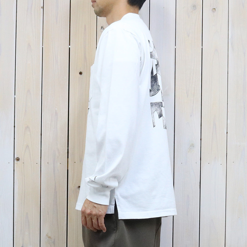 ENGINEERED GARMENTS『Printed Cross Crew Neck L/S T-shirt-Nyc』