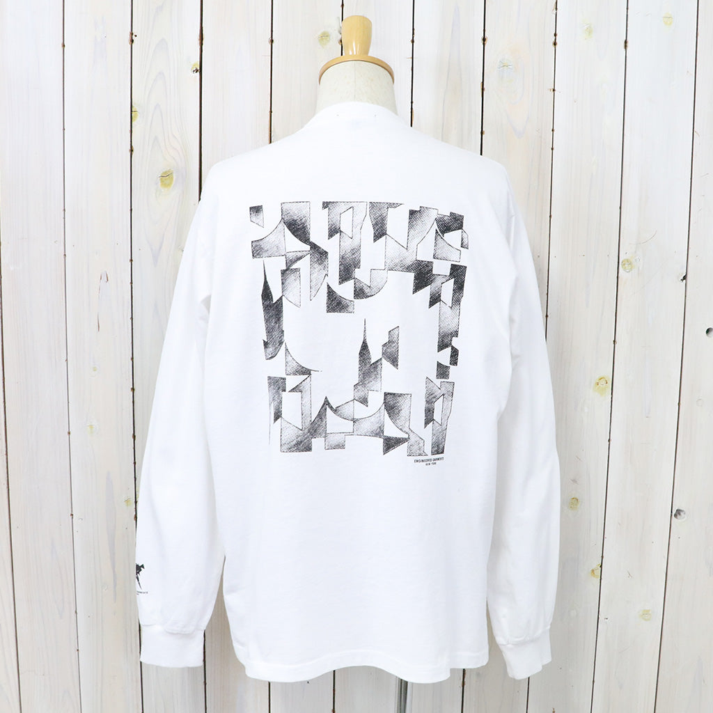 ENGINEERED GARMENTS『Printed Cross Crew Neck L/S T-shirt-Nyc』