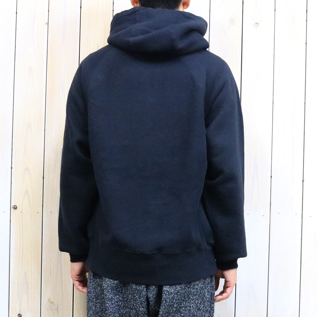 ENGINEERED GARMENTS『Raglan Hoody-12oz Cotton Fleece』(Black)