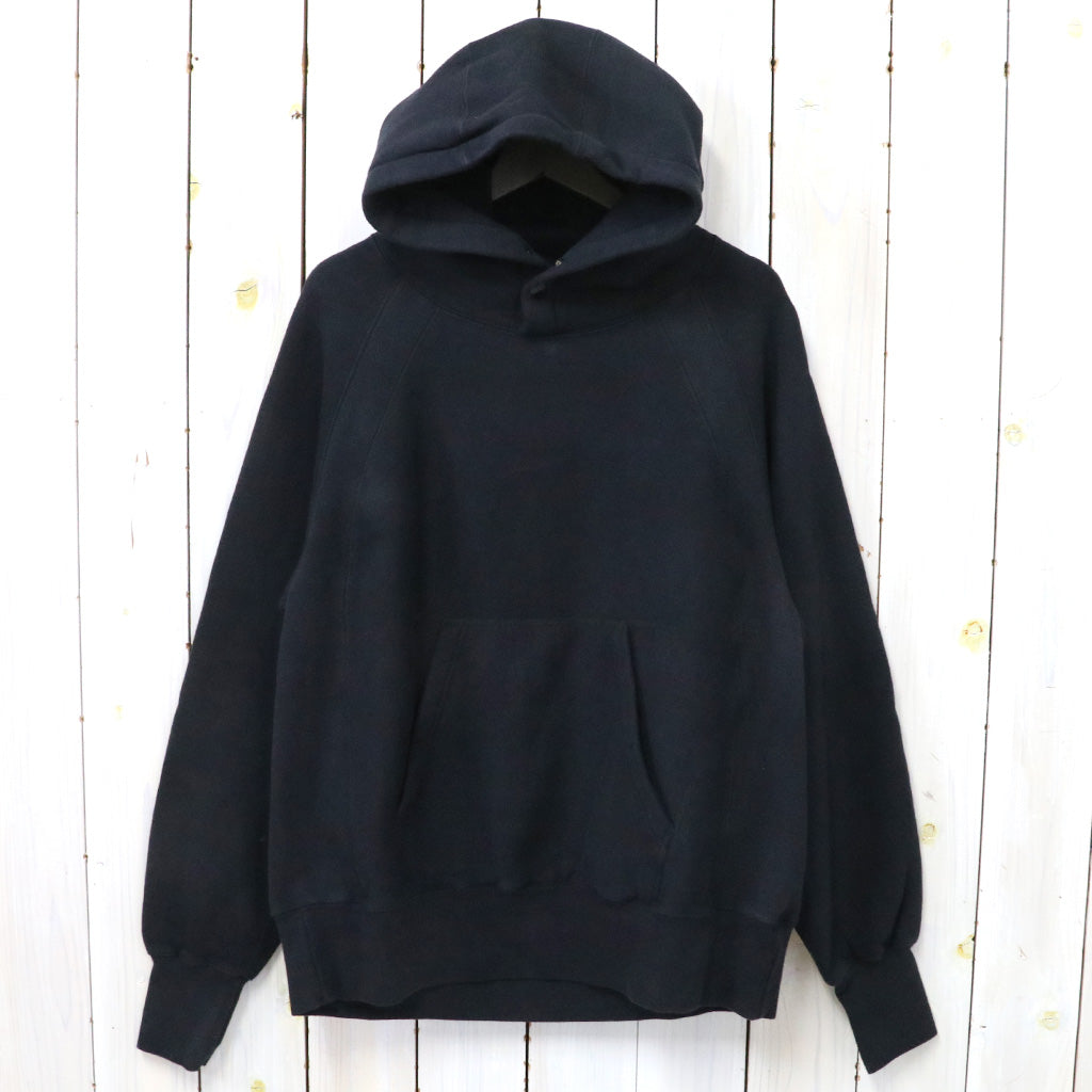 ENGINEERED GARMENTS『Raglan Hoody-12oz Cotton Fleece』(Black)