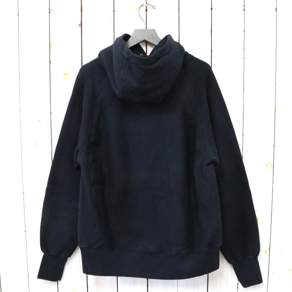 ENGINEERED GARMENTS『Raglan Hoody-12oz Cotton Fleece』(Black)