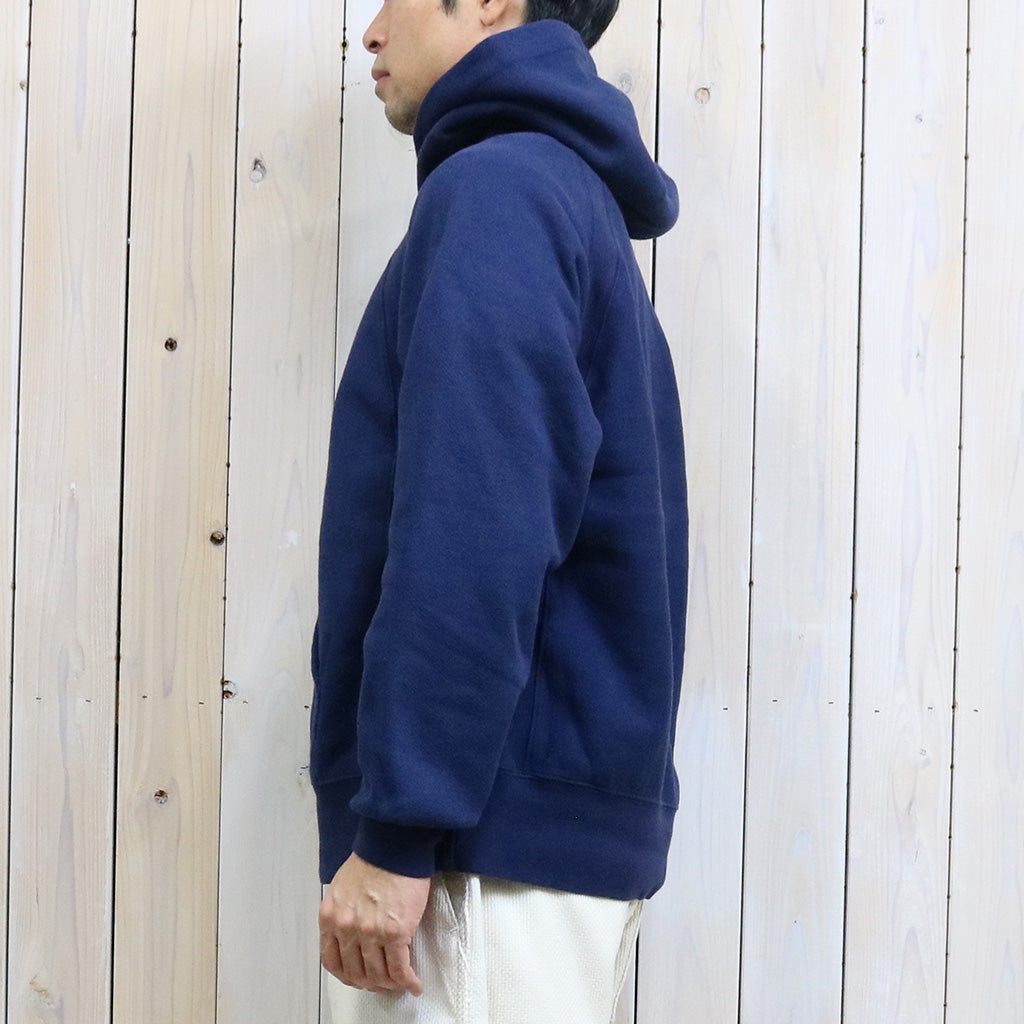 ENGINEERED GARMENTS『Raglan Hoody-12oz Cotton Fleece』(Navy)