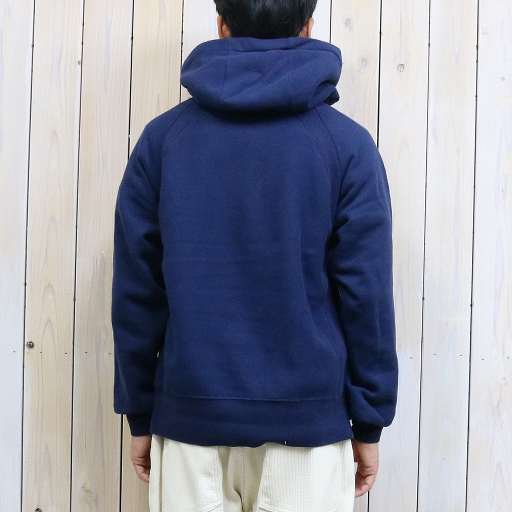 ENGINEERED GARMENTS『Raglan Hoody-12oz Cotton Fleece』(Navy)