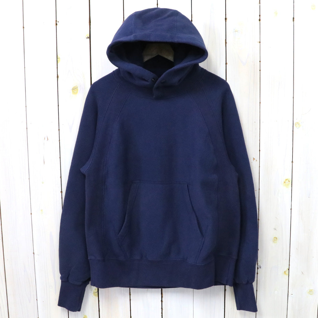 ENGINEERED GARMENTS『Raglan Hoody-12oz Cotton Fleece』(Navy)