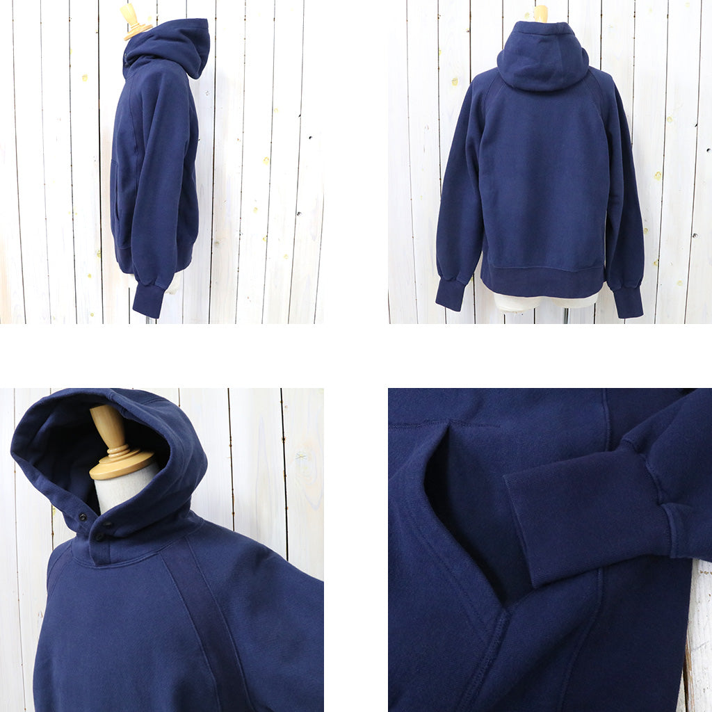 ENGINEERED GARMENTS『Raglan Hoody-12oz Cotton Fleece』(Navy)