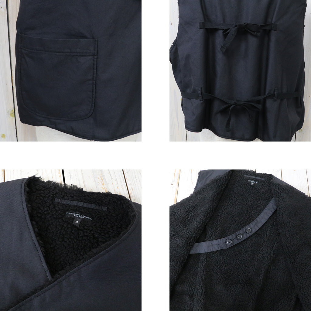 ENGINEERED GARMENTS『Over Vest-Nyco Twill』(Black)