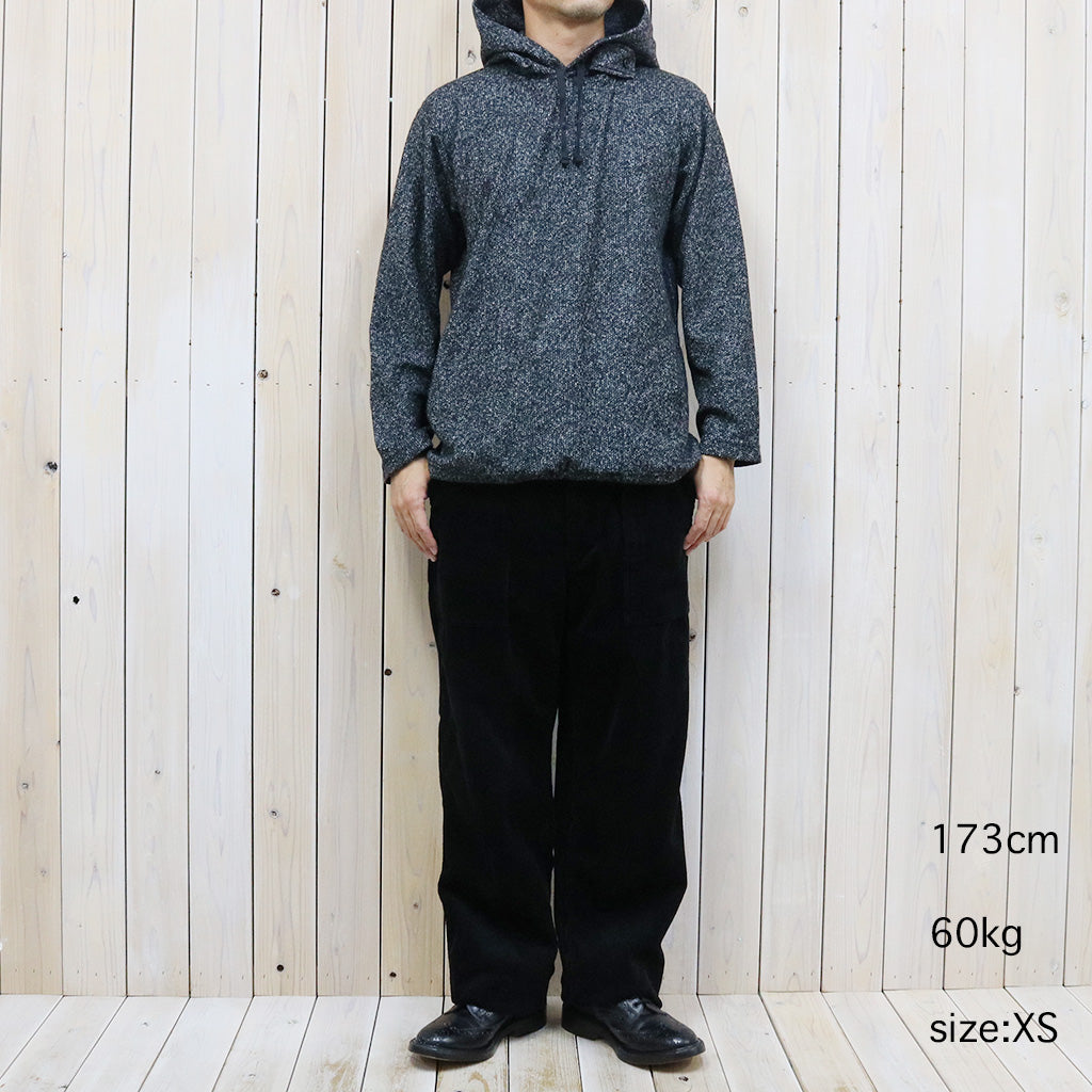 ENGINEERED GARMENTS Long Sleeve Hoody Wool Poly Melange Knit