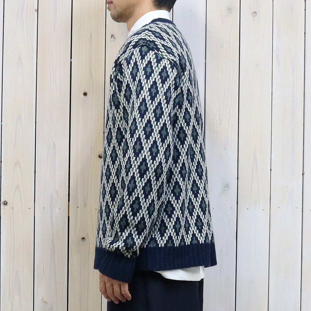 Needles『Crew Neck Sweater-Shetland』(Navy)