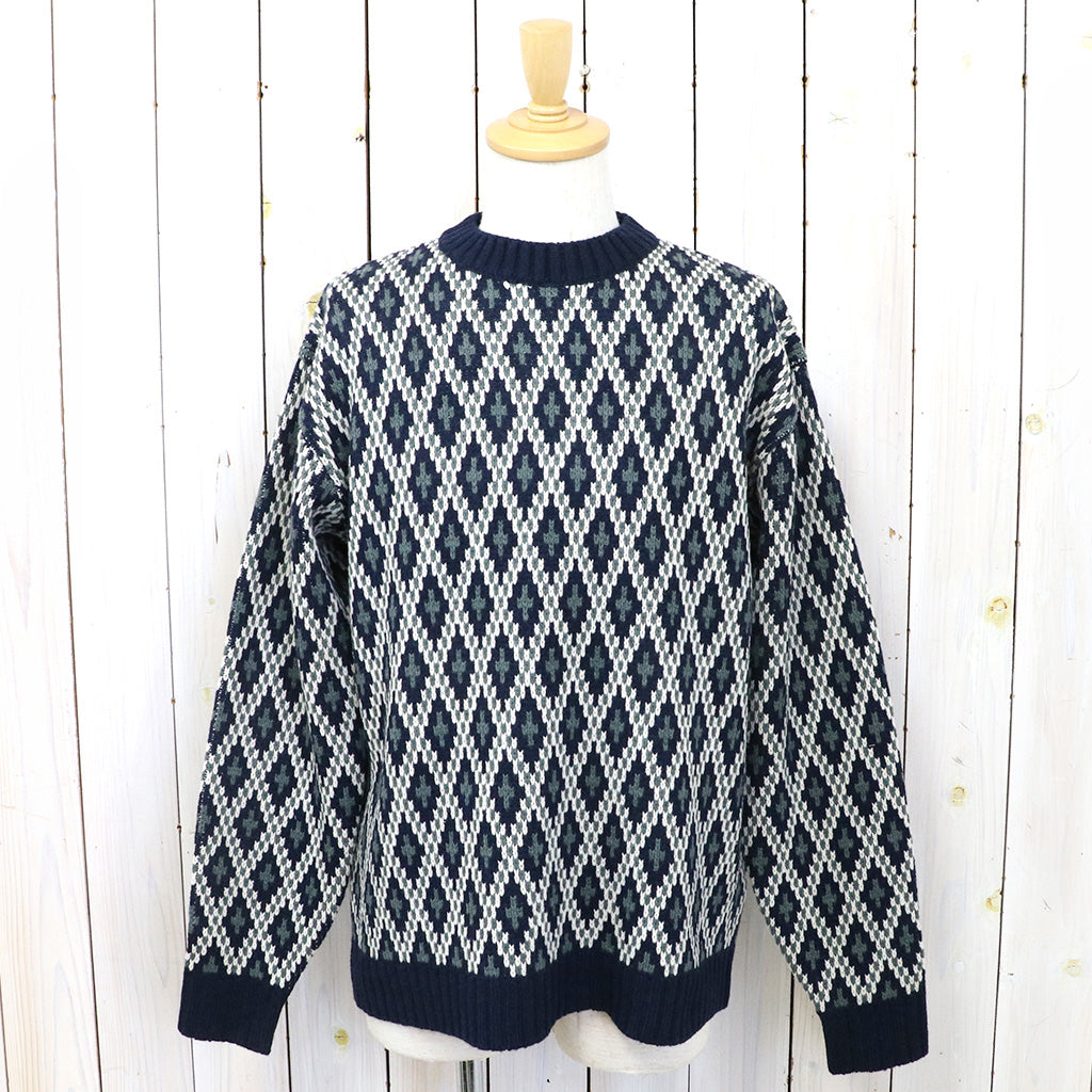 Needles『Crew Neck Sweater-Shetland』(Navy)