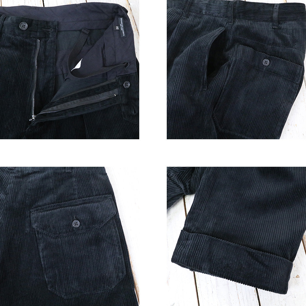 ENGINEERED GARMENTS『Carlyle Pant-Cotton 8w Corduroy』(Black)