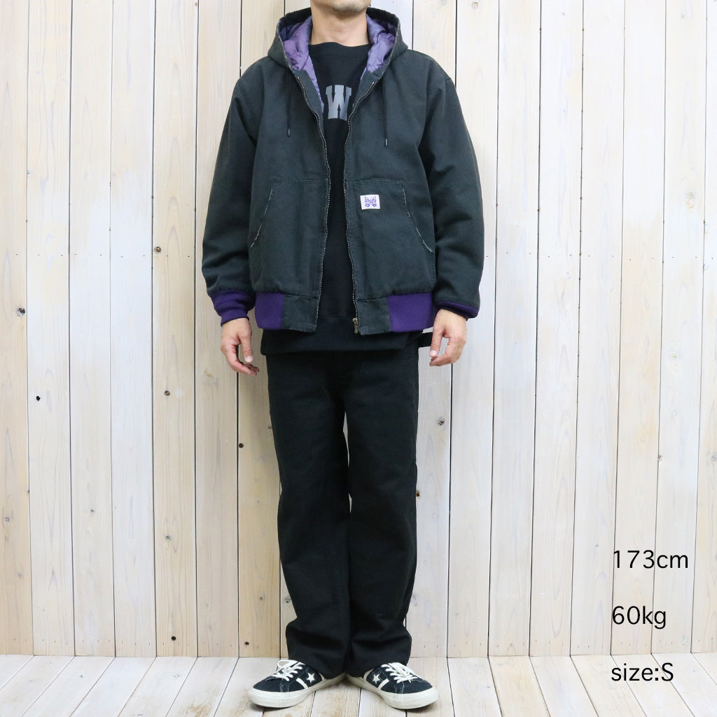 Needles『Zipped Work Hoody-11oz Cotton Oxford』(Black)