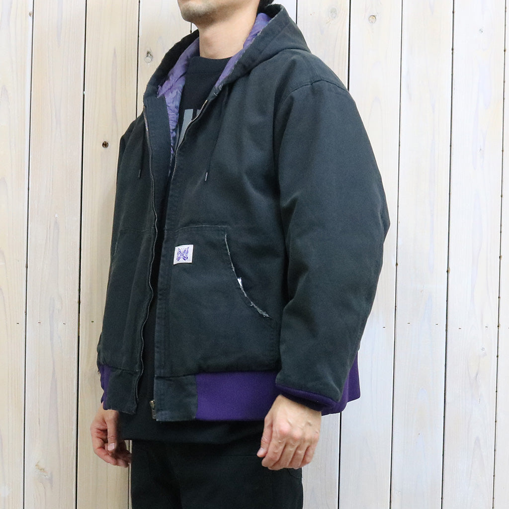 Needles『Zipped Work Hoody-11oz Cotton Oxford』(Black)