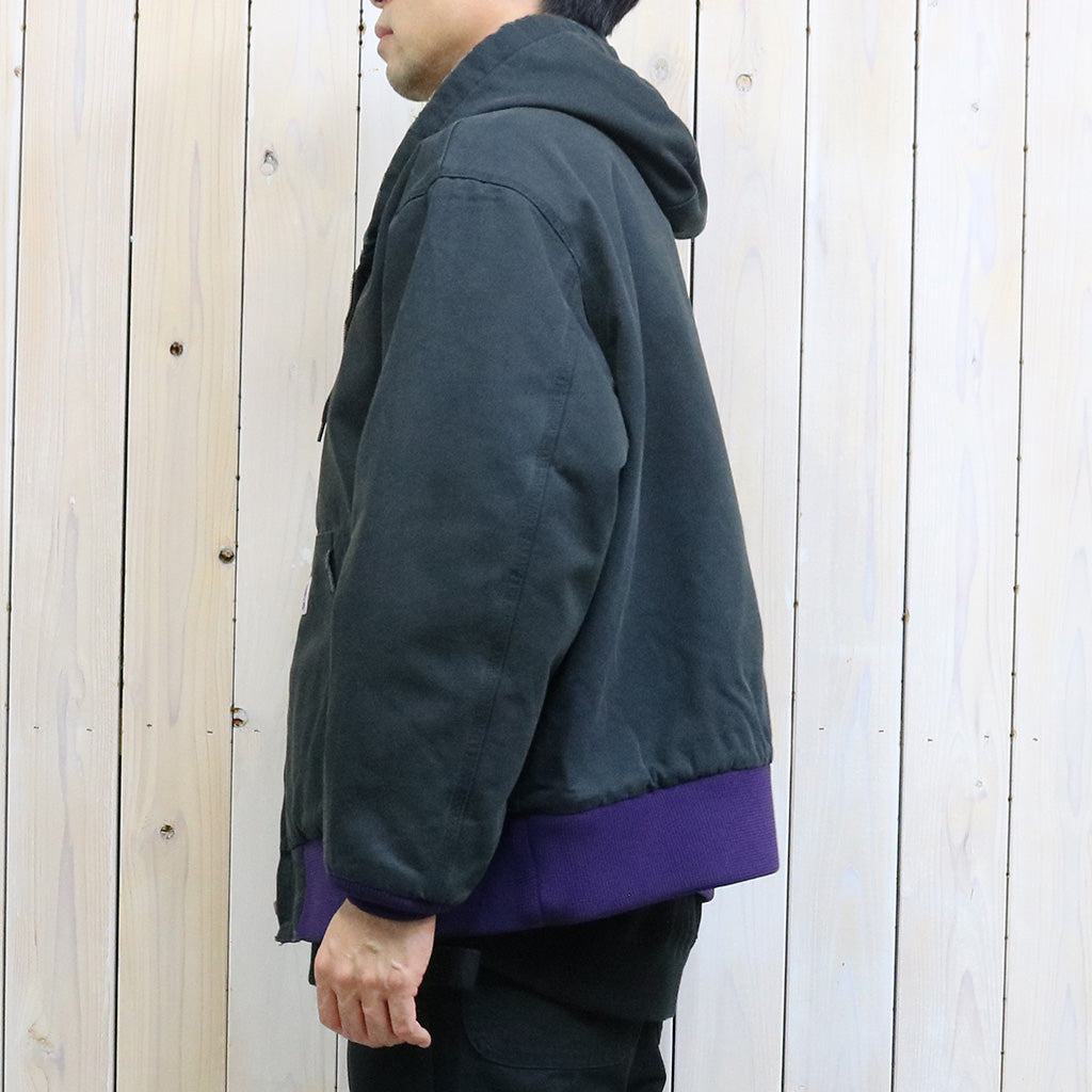 Needles『Zipped Work Hoody-11oz Cotton Oxford』(Black)