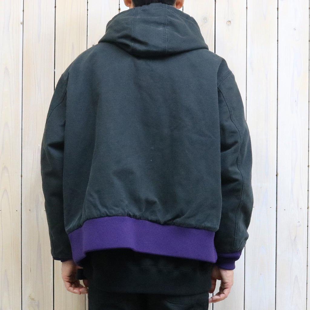 Needles『Zipped Work Hoody-11oz Cotton Oxford』(Black)