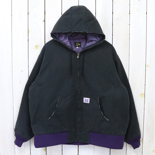 Needles『Zipped Work Hoody-11oz Cotton Oxford』(Black)