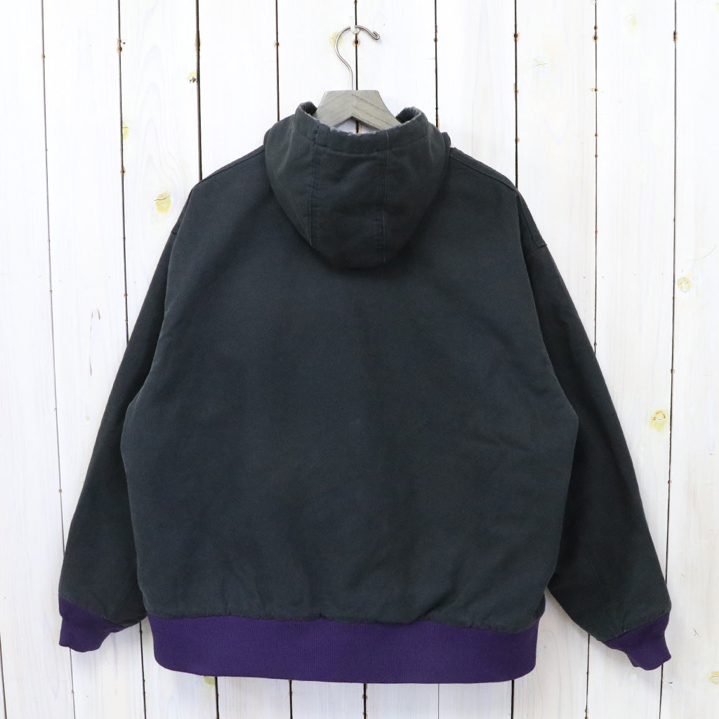 Needles『Zipped Work Hoody-11oz Cotton Oxford』(Black)