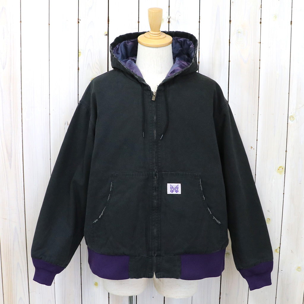 Needles『Zipped Work Hoody-11oz Cotton Oxford』(Black)