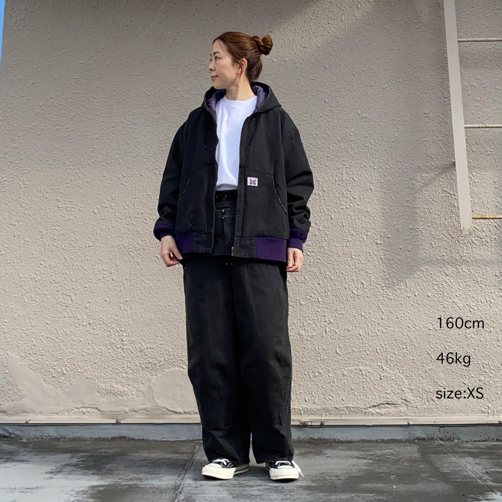 Needles『H.D. Pant-Apron/11oz Cotton Oxford』(Black)