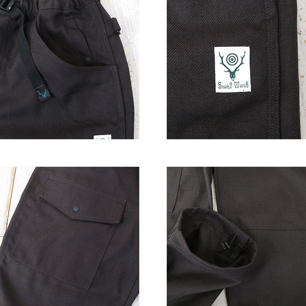 SOUTH2 WEST8『Belted O.P.P. Pant-Poly Twill』(Brown)